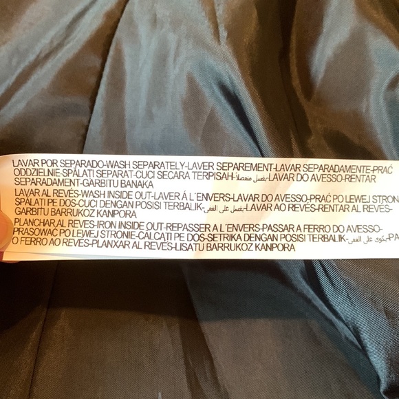 ZARA Tailored Blazer Tan With Black Polka Dots Academia Old Money Neutral Sz 6 - Picture 9 of 12